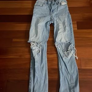 Ultra high rise dad jeans (w24, L29)